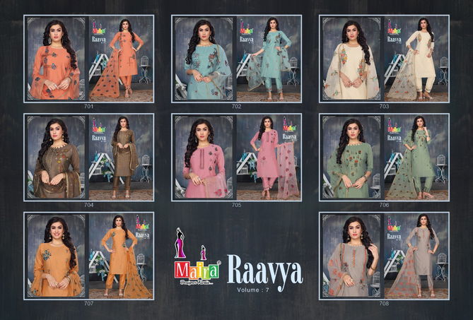 Maira Raavya 7 Latest Ethnic Wear Silk Heavy Ready Made Collection